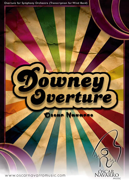 CONDUCTOR SCORE - DOWNEY OVERTURE (Overture for Wind Band)