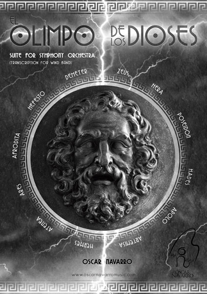 CONDUCTOR SCORE - EL OLIMPO DE LOS DIOSES (Suite for Wind Band)
