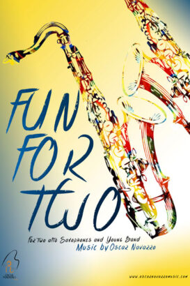 CONDUCTOR SCORE - FUN FOR TWO (For two Alto Saxophones and Young Band)