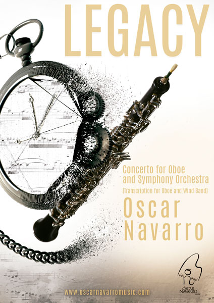 CONDUCTOR SCORE - LEGACY (Concerto for Oboe and Wind Band)