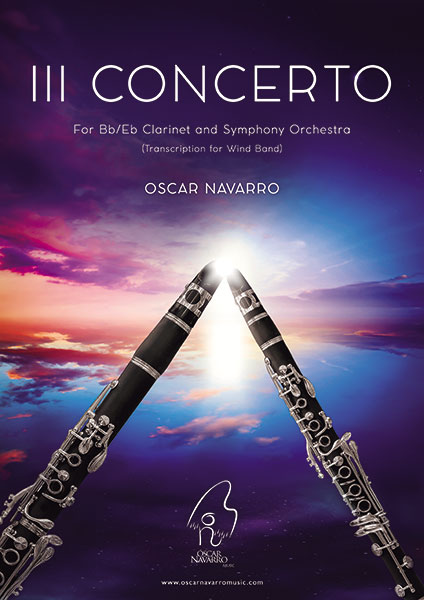 III CONCERTO – Para Clarinete en Sib/Mib y Banda Sinfónica