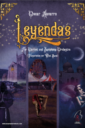 LEYENDAS - For Clarinet and Wind Band